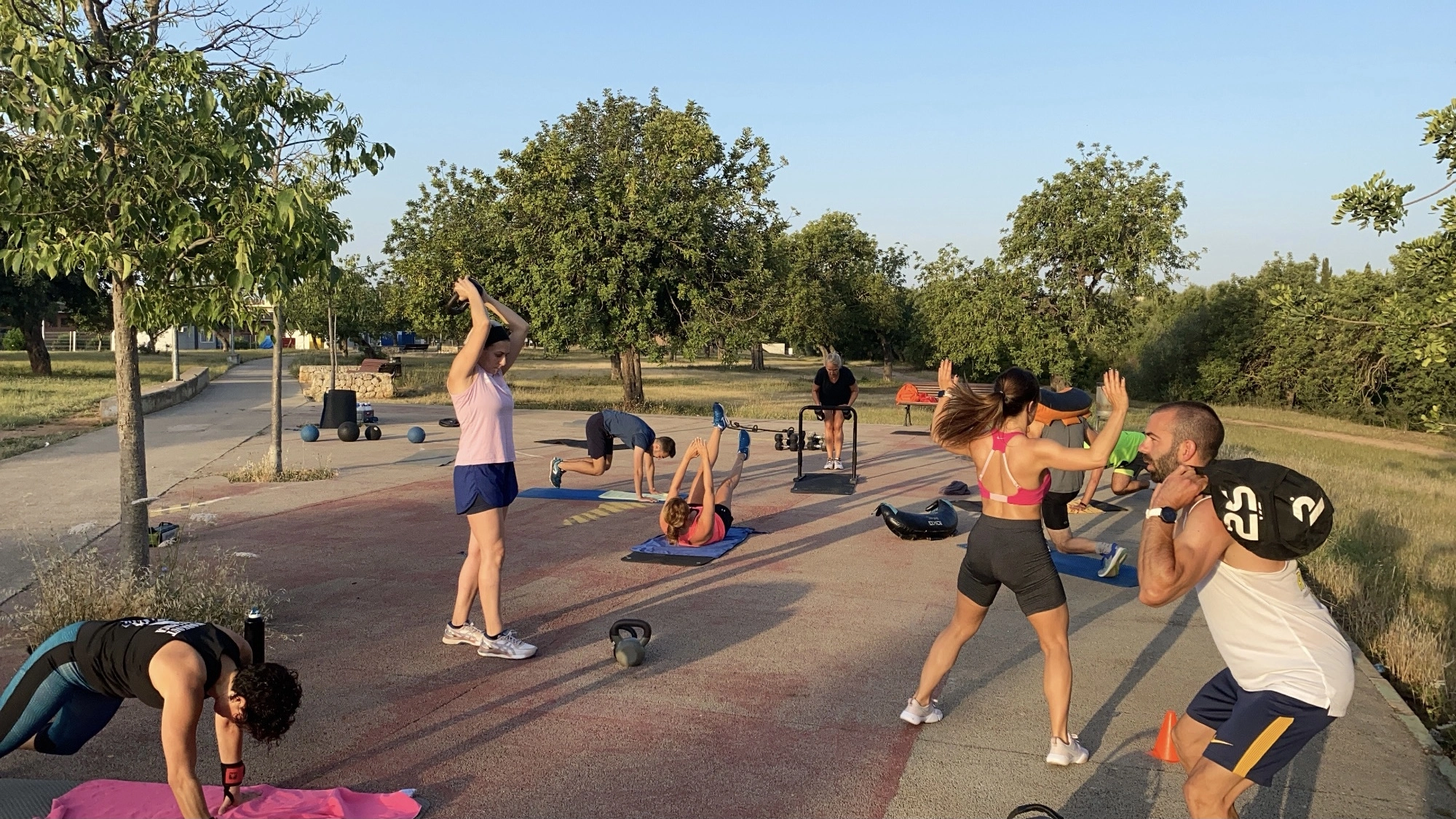 Entrenar al aire libre